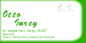 otto imrey business card